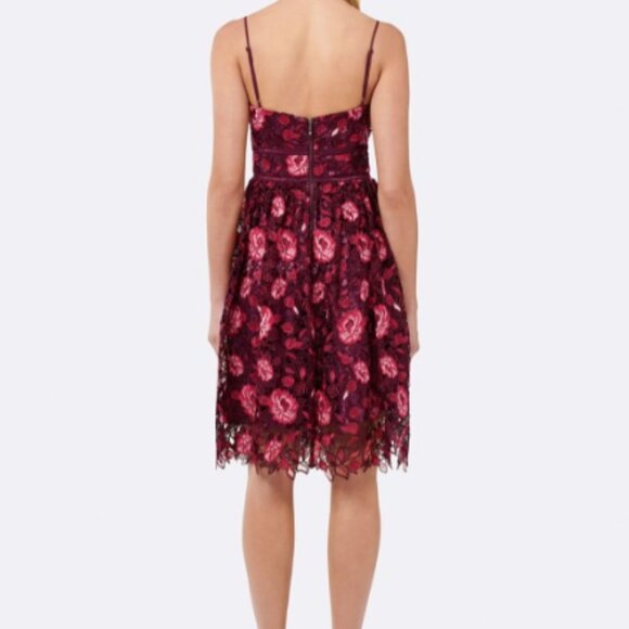 Ever New Pink Floral Lace Midi Dress - Picture 3 of 10